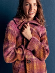 Boden Brown Cotswold Wool Blend Coat - Image 3 of 7