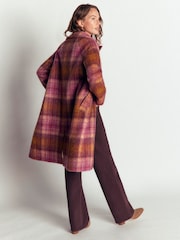 Boden Brown Cotswold Wool Blend Coat - Image 4 of 7