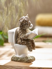 Adorno para baño con diseño de vaca de Hamish The Altoland - Imagen 1 de 3