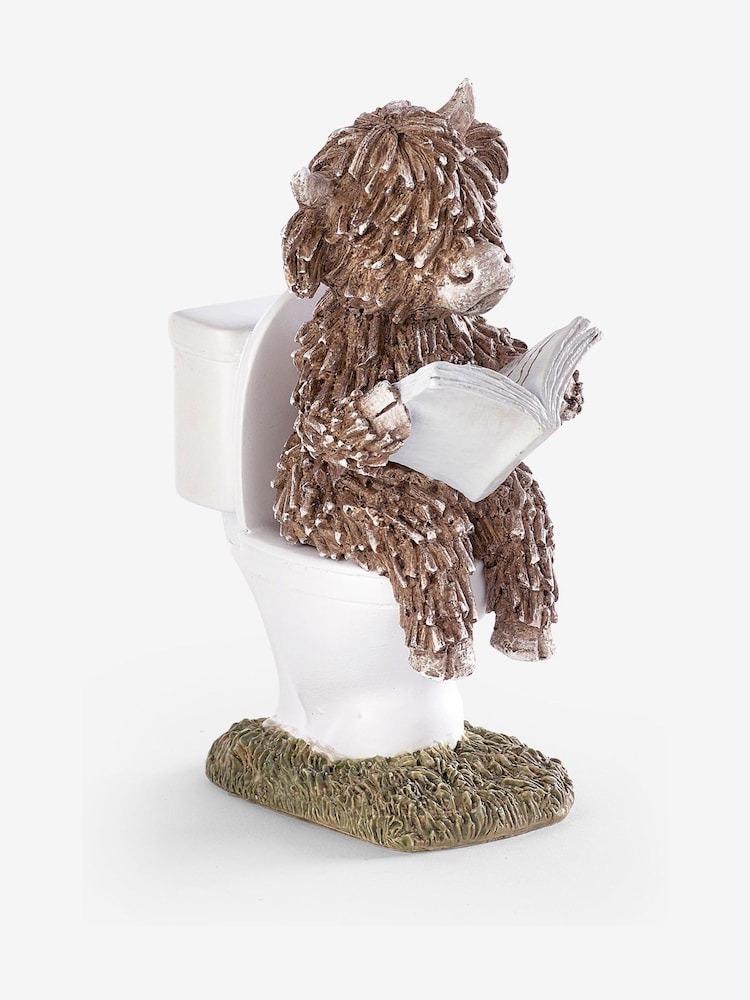 Adorno para baño con diseño de vaca de Hamish The Altoland - Imagen 3 de 3