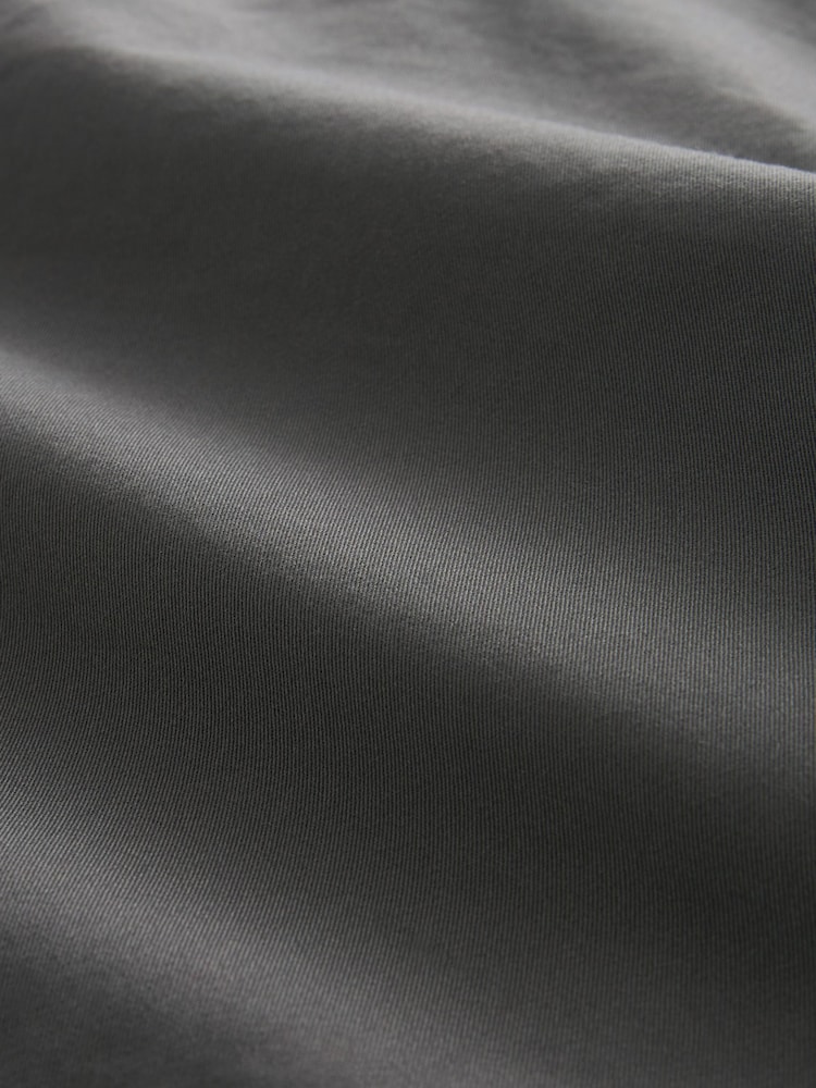 Charcoal Grey Straight Fit Stretch Chinos Shorts - Image 10 of 10