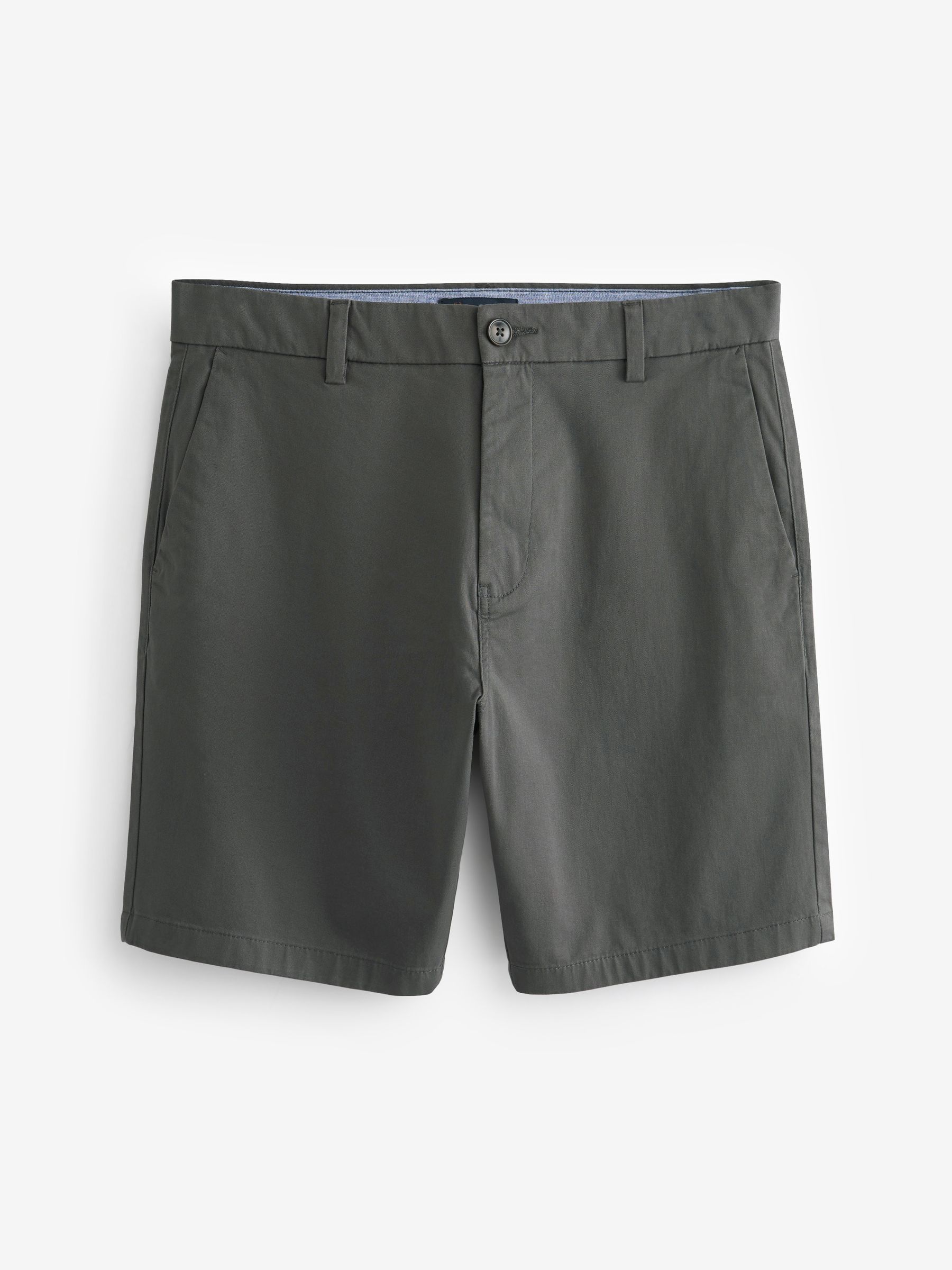 Buy Charcoal Grey Straight Fit Stretch Chinos Shorts from the Next UK online shop