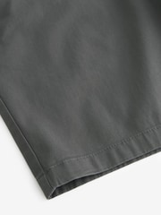 Charcoal Grey Straight Fit Stretch Chinos Shorts - Image 8 of 10