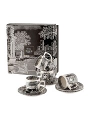 Set of 4 Black Spode Black Italian Espresso Cup & Saucers - Image 2 of 3