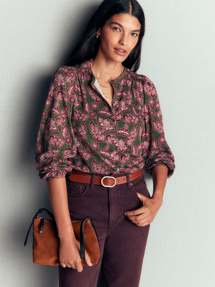 Boden Green Ara Jersey Shirt - Image 1 of 6