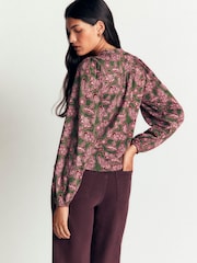 Boden Green Ara Jersey Shirt - Image 3 of 6