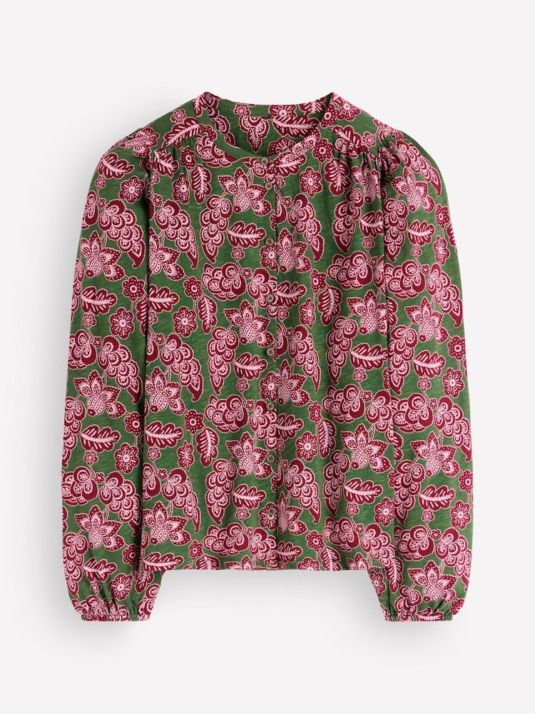 Boden Green Ara Jersey Shirt - Image 6 of 6