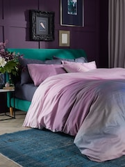 Vantona Purple Landscape Wash 100% Cotton Duvet Cover and Pillowcase Set - Image 2 of 4