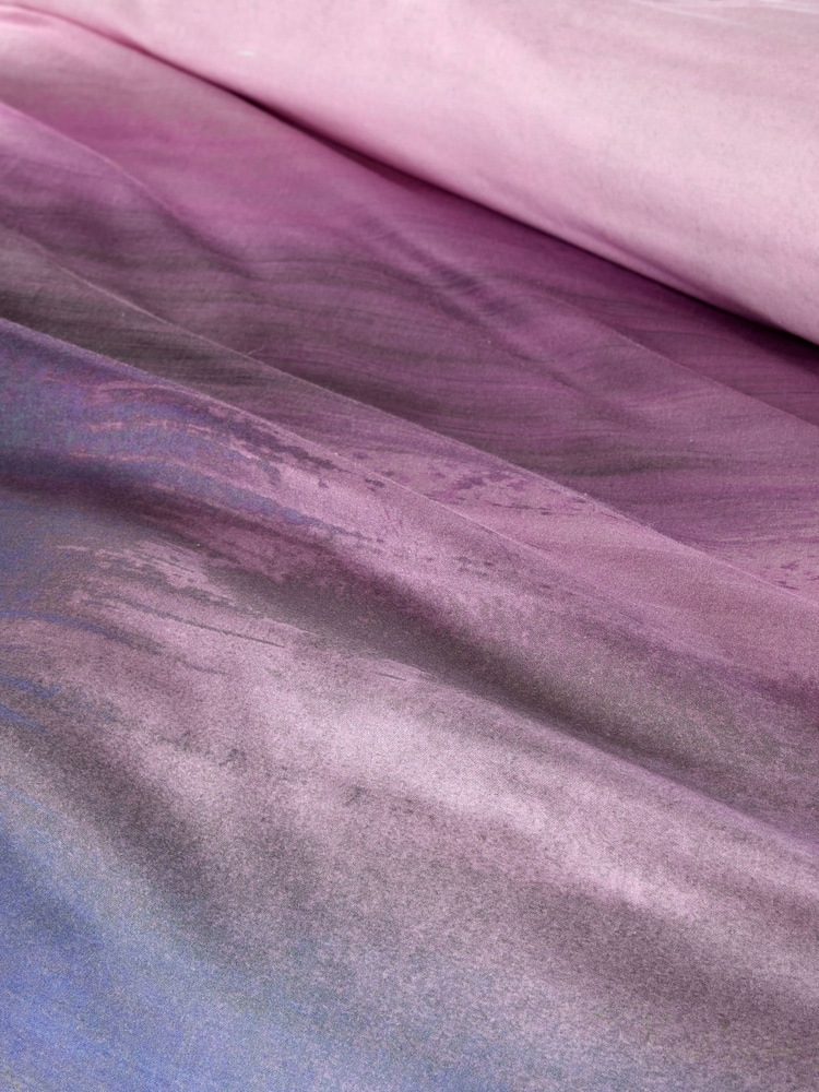 Vantona Purple Landscape Wash 100% Cotton Duvet Cover and Pillowcase Set - Image 4 of 4