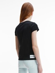 Calvin Klein Jeans Girls Institutional Slim T-Shirt - Image 2 of 3