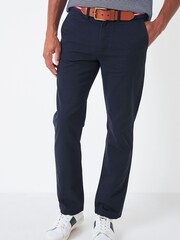 Crew Clothing Company Blue Vintage Chinos - Image 1 of 4