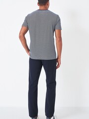 Crew Clothing Company Blue Vintage Chinos - Image 3 of 4