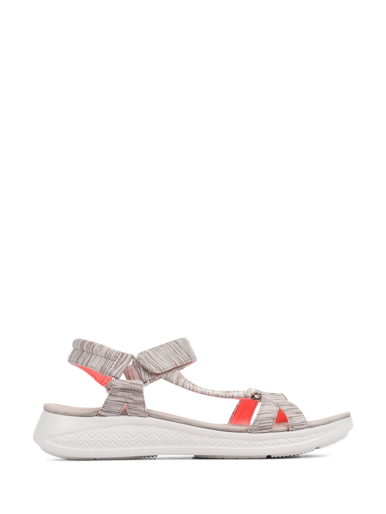 Pavers Brown Pavers Womens Touch Fasten Black Sandals - Image 1 of 5