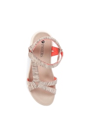 Pavers Brown Pavers Womens Touch Fasten Black Sandals - Image 3 of 5