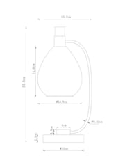 Chrome Carson Touch Table Lamp - Image 6 of 6