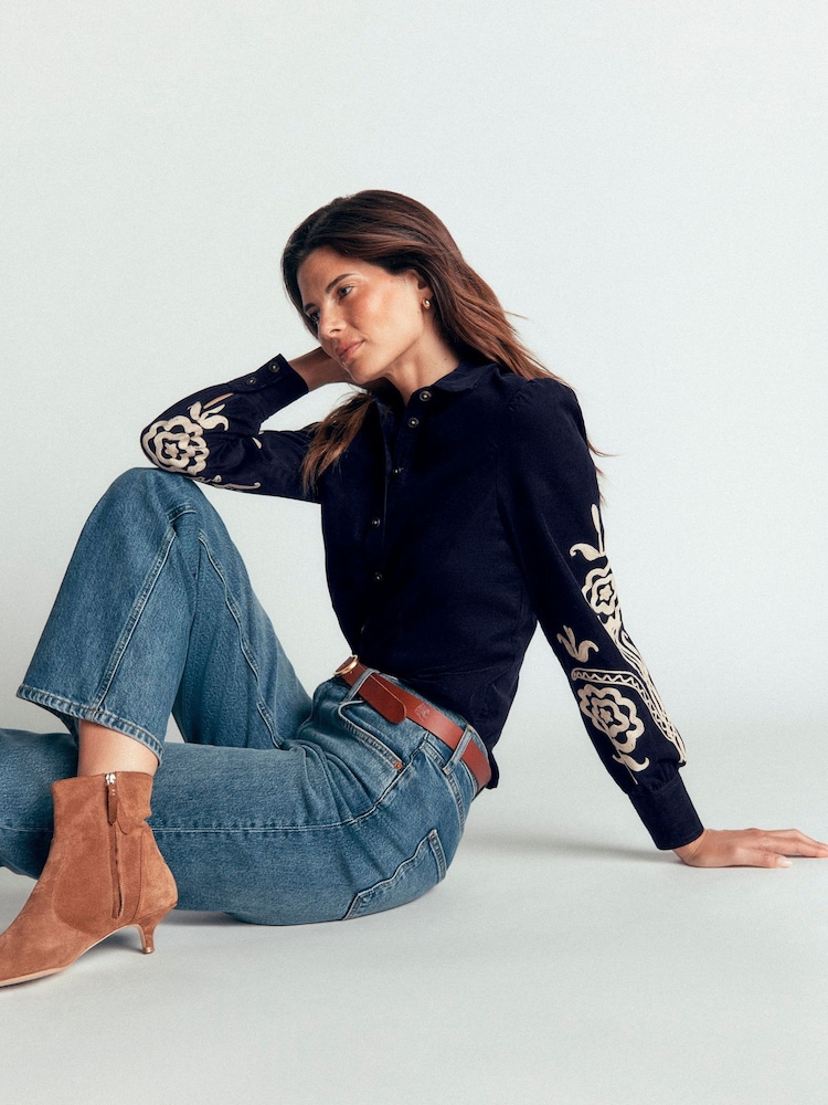 Boden Blue Sky Cord Shirt - Image 1 of 6