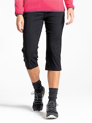 Craghoppers Kiwi Pro II Crop Pantalones Negros - Imagen 1 de 9