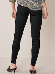 Black Super Stretch Soft Sculpt Pull-On Denim Leggings - Image 2 of 5
