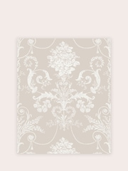 Laura Ashley White Dove Josette A4 Wallpaper Sample - Image 2 of 2