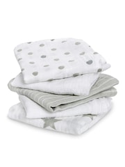 aden + anais Essentials Cotton Muslin Squares 5 Pack - Image 1 of 3
