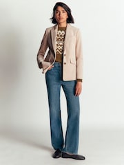 Boden Cream Stamford Cord Blazer - Image 1 of 7