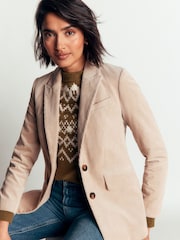 Boden Cream Stamford Cord Blazer - Image 4 of 7