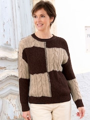 Cotton Traders Patchwork Jumper - Image 1 of 4
