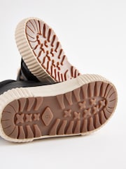 Black Bunny Standard Fit (F) Touch Fasten Strap High Top Trainers - Image 5 of 6
