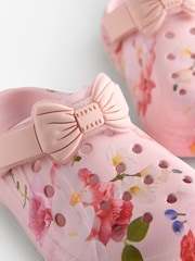 Baker by Ted Baker Girls Clogs with Ankle Strap and Bow - Image 2 of 8