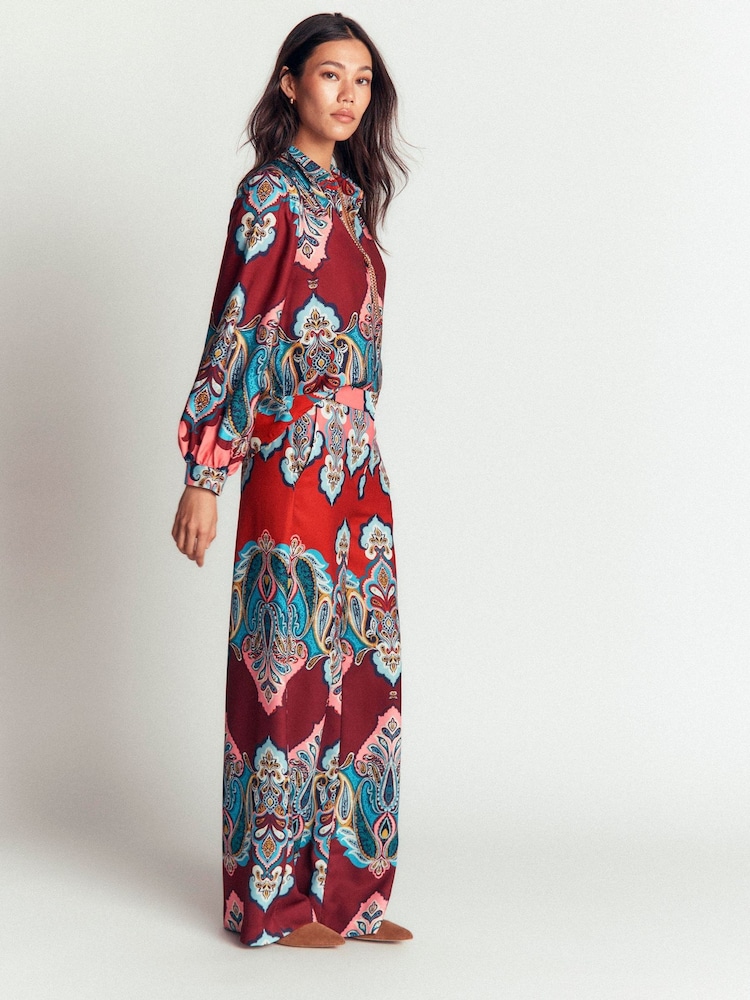 Boden Red Belgravia Occasion Trousers - Image 1 of 6 Boden Red Belgravia Occasion Trousers - Image 1 of 6