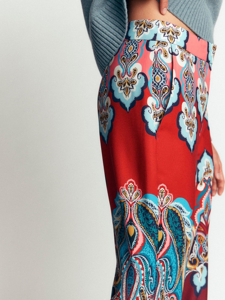 Boden Red Belgravia Occasion Trousers - Image 2 of 6 Boden Red Belgravia Occasion Trousers - Image 2 of 6