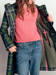 Boden Green Longline Raincoat - Image 6 of 7