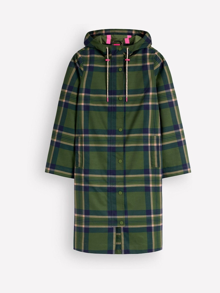 Boden Green Longline Raincoat - Image 7 of 7 Boden Green Longline Raincoat - Image 7 of 7