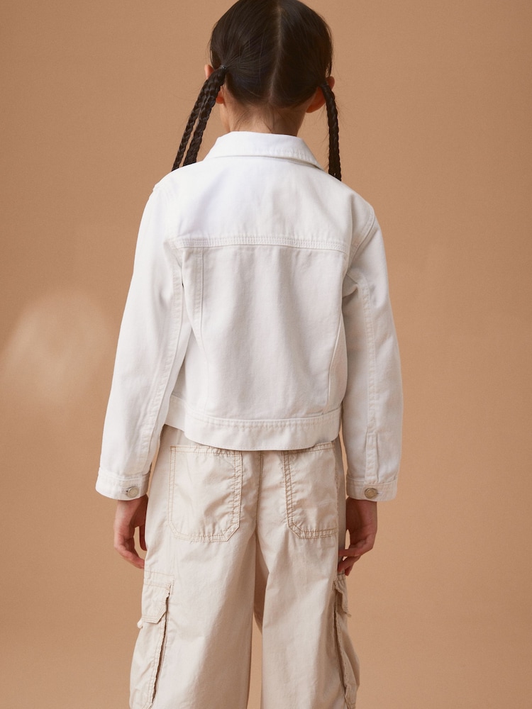 White Western 100% Cotton Jacket (3-16yrs) - Image 3 of 7