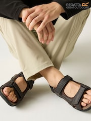 Темно-коричневый - Regatta комфортные сандалии Haris - Изображение 10 12