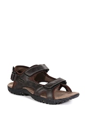 Regatta Dark Brown Comfort Fit Haris Sandals - Image 3 of 4