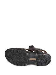 Regatta Dark Brown Comfort Fit Haris Sandals - Image 4 of 4