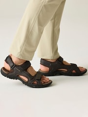 Темно-коричневый - Regatta комфортные сандалии Haris - Изображение 5 12