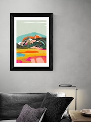 East End Prints Black Wanderlust Abstract Print by Ana Rut Bre - Image 2 of 2