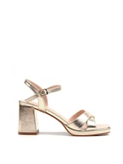 Lunar Gold Justina Block Heel Sandals - Image 4 of 9