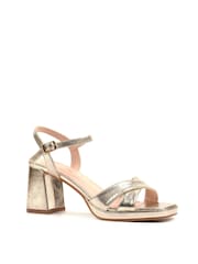 Lunar Gold Justina Block Heel Sandals - Image 5 of 9