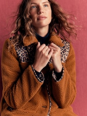 Animal - Boden Reversible Borg Mix Coat - Immagine 1 di 6