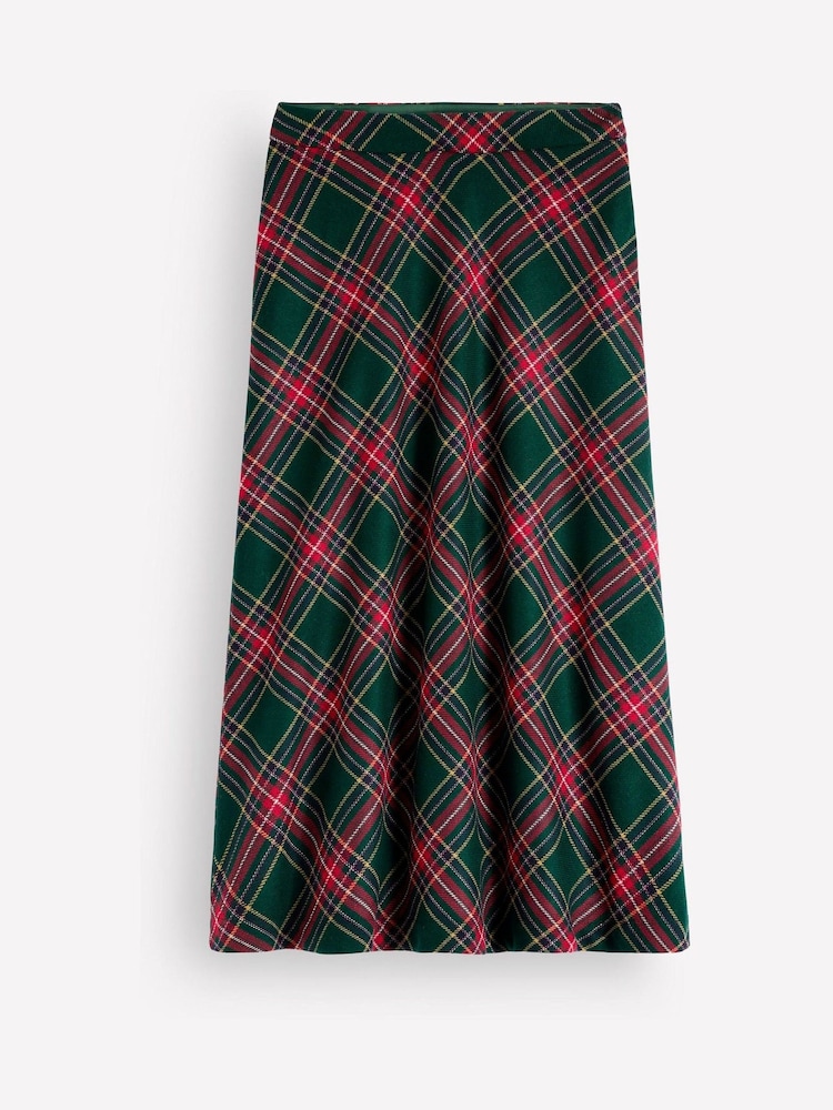 Πράσινο - Boden Wool Blend Slip Skirt - Εικόνα 5 από 5