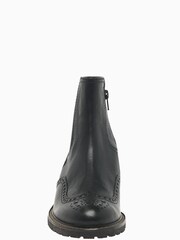 Gabor Imagine Black Tucson Leather Fashion Ankle Boots - Image 4 of 6