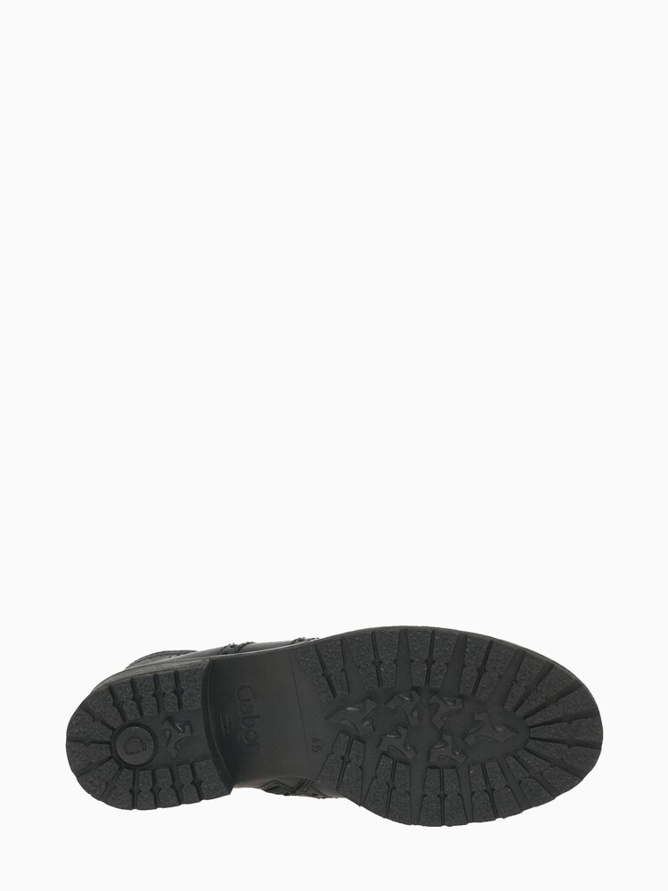 Gabor Imagine Black Tucson Leather Fashion Ankle Boots - Image 6 of 6 Gabor Imagine Black Tucson Leather Fashion Ankle Boots - Image 6 of 6