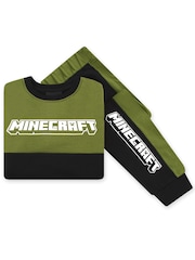 Character Black Minecraft Sweatshirt And Joggers Set - Image 11 of 12