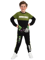 Character Black Minecraft Sweatshirt And Joggers Set - Image 2 of 12