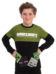Character Black Minecraft Sweatshirt And Joggers Set - Image 3 of 12