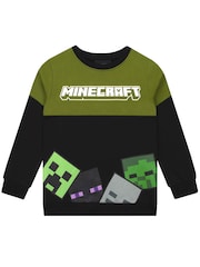Character Black Minecraft Sweatshirt And Joggers Set - Image 8 of 12