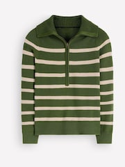 Boden Green Lucy Half Zip Jumper - Image 6 of 7